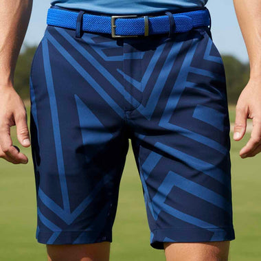 Mens Golf Shorts - Blue Magic