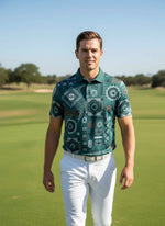 Mens Golf Shirts - Clock Work