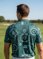 Mens Golf Shirts - Clock Work
