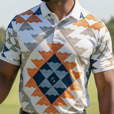 Mens Golf Shirts - Radiant Sun