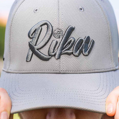 Rika Grey Golf Cap - Grey on Grey ( Snap Back ) - Rika Golfer