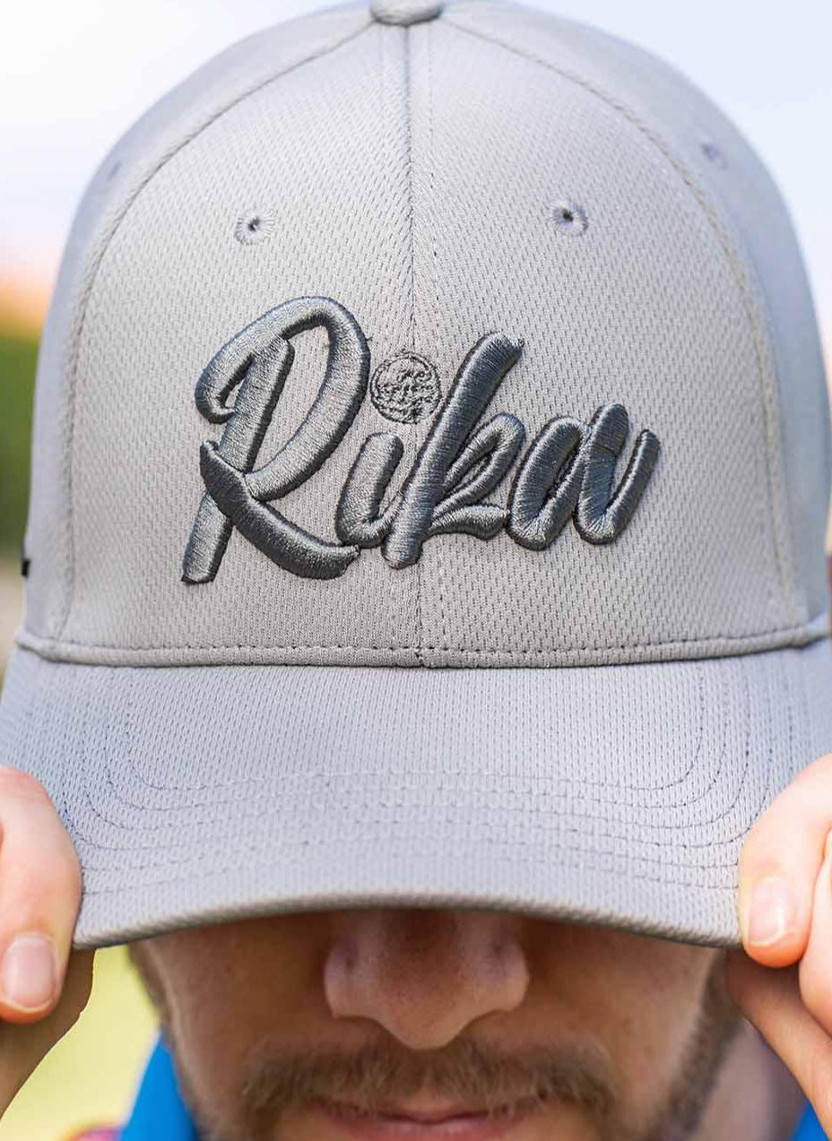 Rika Grey Golf Cap - Grey on Grey ( Snap Back ) - Rika Golfer