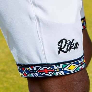 Mens Golf Shorts - Ndebele Crisp - Rika Golfer