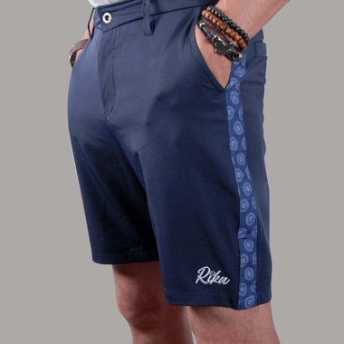Mens Golf Shorts - Blue Streak - Rika Golfer