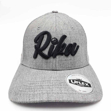Rika Grey Golf Cap - Black on Grey - Rika Golfer