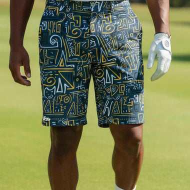 Mens Golf Shorts - Tribal Fusion