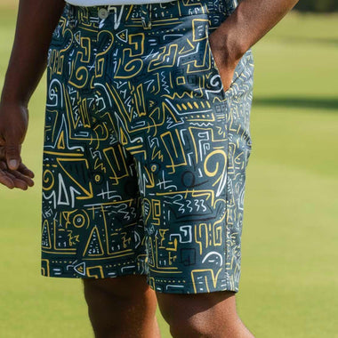 Mens Golf Shorts - Tribal Fusion