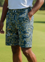 Mens Golf Shorts - Tribal Fusion