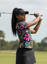 Ladies Golf Shirts - Radiant Blast