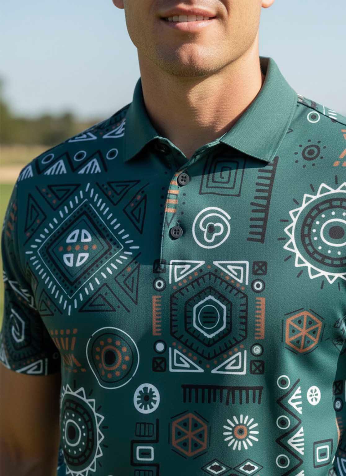 Mens Golf Shirts - Clock Work – Rika Golfer