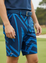 Mens Golf Shorts - Blue Magic