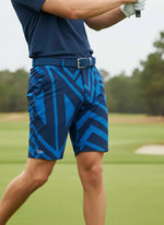 Mens Golf Shorts - Blue Magic