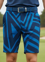 Mens Golf Shorts - Blue Magic