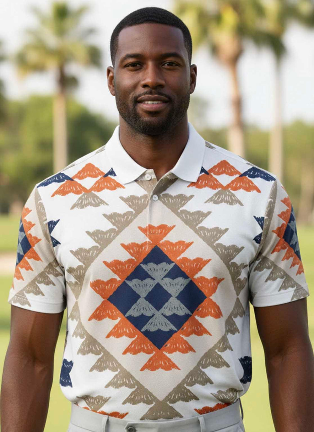 Mens Golf Shirts - Radiant Sun – Rika Golfer