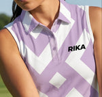 Ladies Golf Shirts - Purple Way