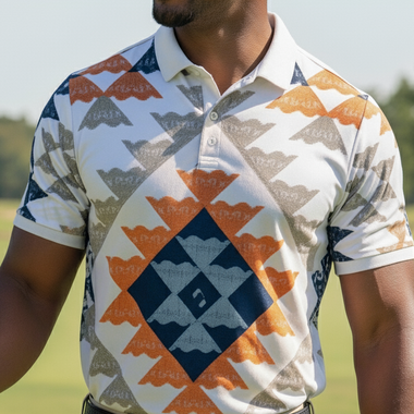 Mens Golf Shirts - Radiant Sun