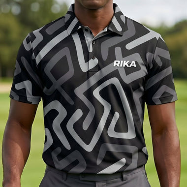 Mens Golf Shirts - Shadow Slate