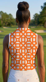 Ladies Golf Shirts - Amber Weave