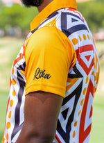 Mens Golf Shirts - Orange Mania - Rika Golfer