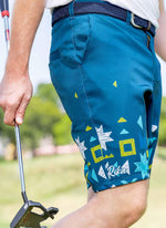 Mens Golf Shorts - Magic Blast - Rika Golfer