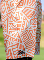 Mens Golf Shorts - Peach Perfect - Rika Golfer