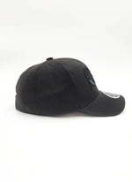 Rika Black Golf Cap - Black on Black - Rika Golfer