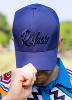 Rika Blue Golf Cap - Blue on Blue - Rika Golfer