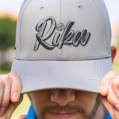 Rika Grey Golf Cap - Grey on Grey ( Snap Back ) - Rika Golfer