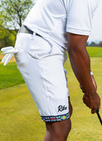 Mens Golf Shorts - Ndebele Crisp - Rika Golfer