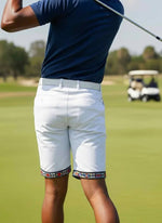 Mens Golf Shorts - Ndebele Crisp