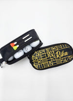 Golf ball pouch- Egoli Nights - Rika Golfer