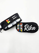 Golf ball pouch- Ndebele funk - Rika Golfer