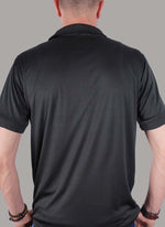 Mens Golf Shirts - Clean Black - Rika Golfer