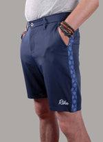 Mens Golf Shorts - Blue Streak - Rika Golfer