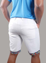 Mens Golf Shorts - Ndebele Crisp - Rika Golfer